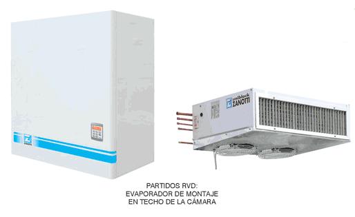 Imagen Grupo de frio split con evaporador techo Zanotti
